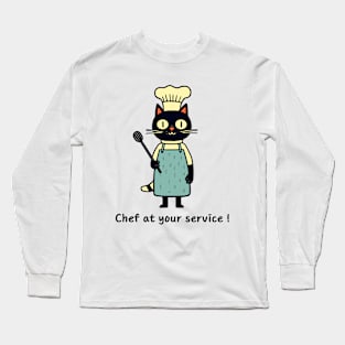 Chef at Your Service Long Sleeve T-Shirt